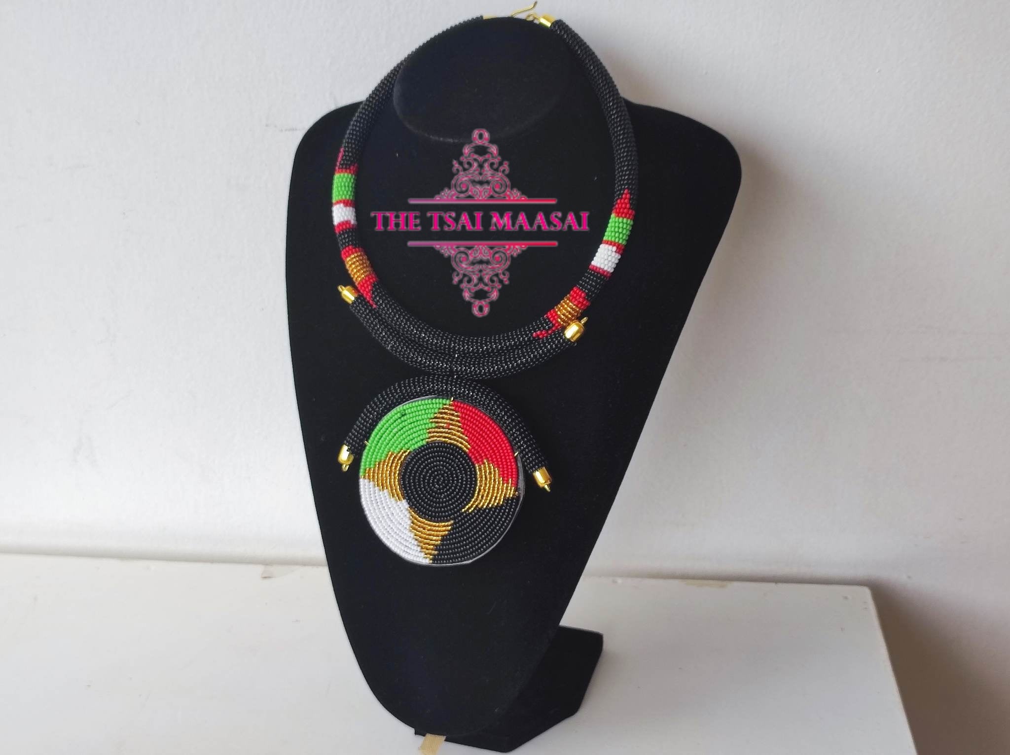 Daily Wear Maasai Beaded Necklace | Colorful & Lightweight Kenyan Craft
