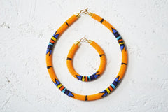 Classic Single Strand Bead Necklace with matching bracelets